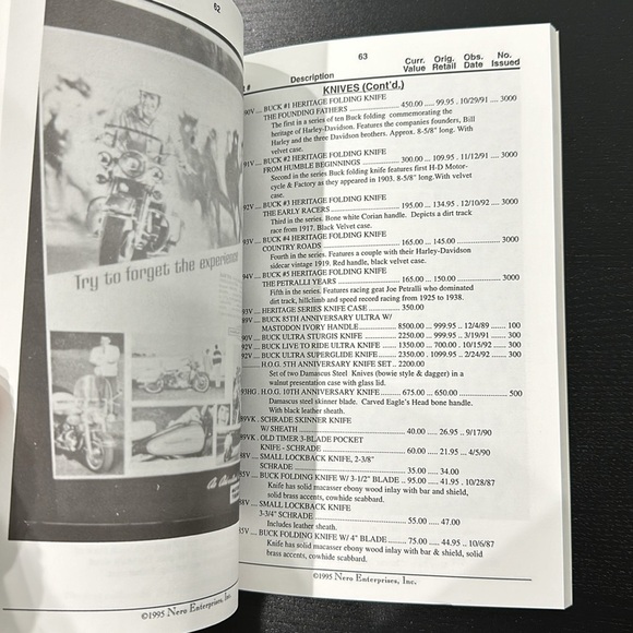 Nero's Price Guide to Harley-Davidson & Motorcycle-Related Memorabilia Book - Picture 5 of 6